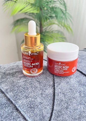 Kojik Asit Aydınlatıcı Anti-Aging Serum +kojik asit kremi hediye - Görsel 2