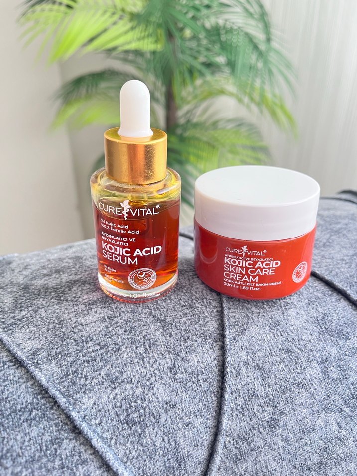 Kojik Asit Aydınlatıcı Anti-Aging Serum +kojik asit kremi hediye - Görsel 2