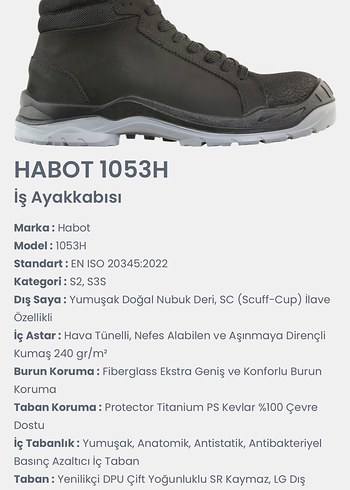 Siyah Bağcıklı iş botu - Görsel 5