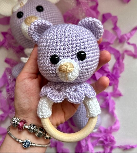 Amigurumi ayı çıngırak