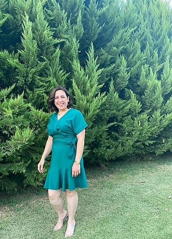 Trendyol & Milla Trendyol milli yeşil elbise