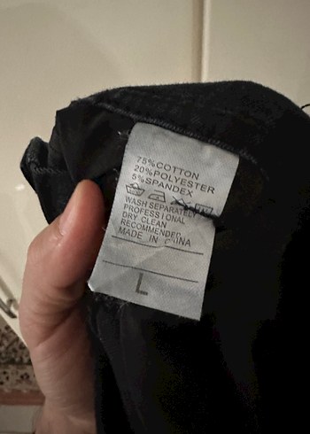 Erkek Siyah Street Wear Askılı Pantolon - Görsel 7