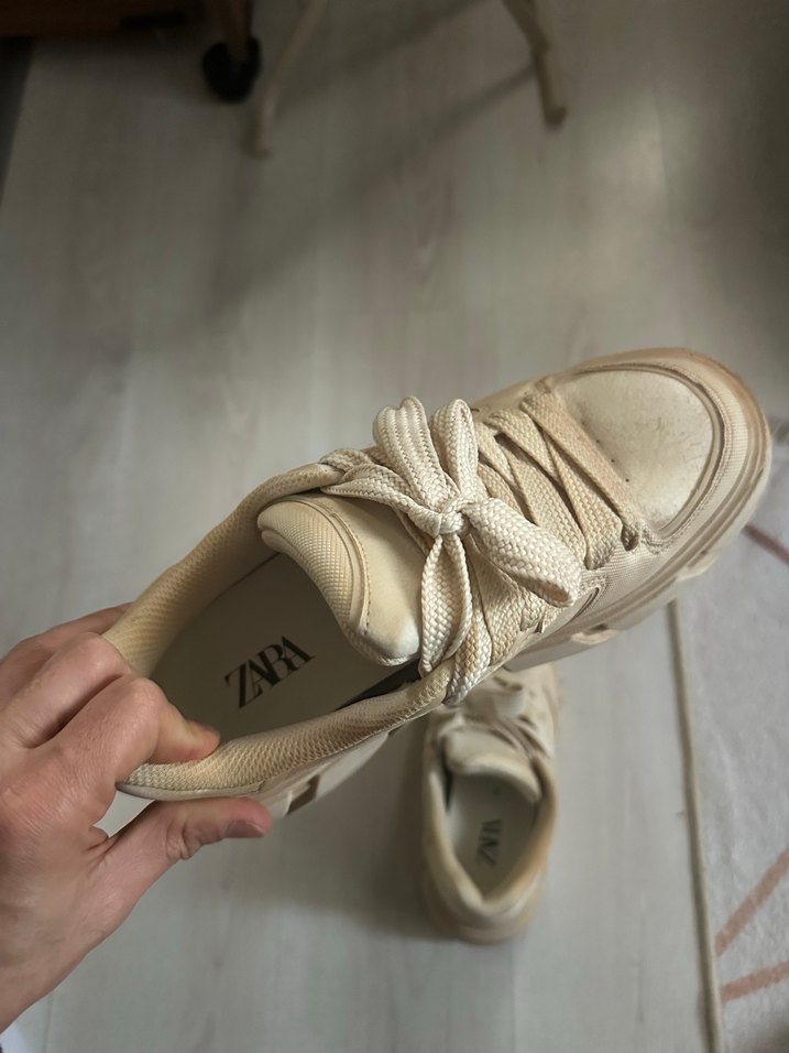 Zara kalın taban ayakkabı - Görsel 4