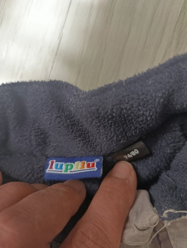 Gri Fermuarlı Bebek Erkek Kayak Tulumu - Görsel 3