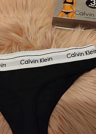 xl Beden siyah Renk Calvin Klein string iç çamaşırı