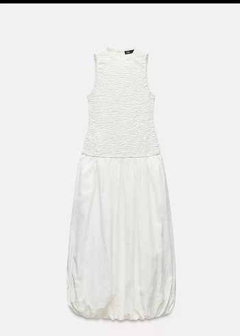 Beyaz Uzun Kollu Gelinlik - Görsel 2