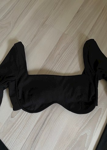 Kadın Mavi Bağlama Desenli Denim Mini Şort - Görsel 4