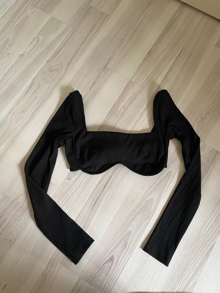 Kadın Mavi Bağlama Desenli Denim Mini Şort - Görsel 3