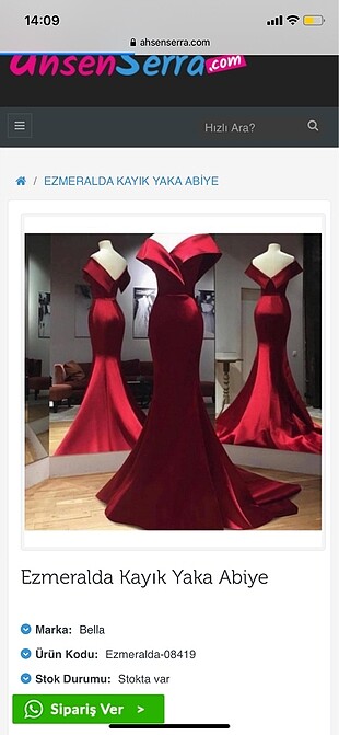 Zara kırmızı abiye elbise
