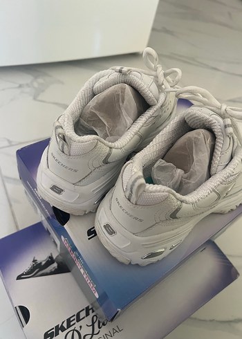 Skechers Dlites - Kadın Beyaz Spor Ayakkabi - Görsel 6