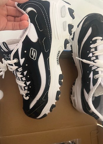 Skechers dlites serisi Siyah Kadın Spor Ayakkabı - Görsel 3