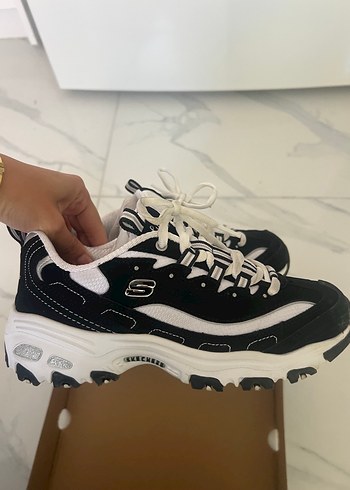 Skechers dlites serisi Siyah Kadın Spor Ayakkabı - Görsel 4