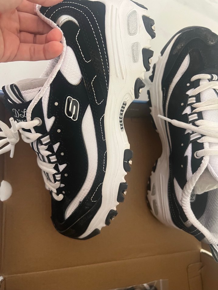 Skechers dlites serisi Siyah Kadın Spor Ayakkabı - Görsel 3