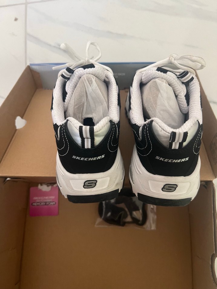 Skechers dlites serisi Siyah Kadın Spor Ayakkabı - Görsel 5