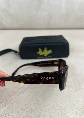 Vogue Hailey - Kahverengi Retro Kadın Güneş Gözlüğü - Görsel 5