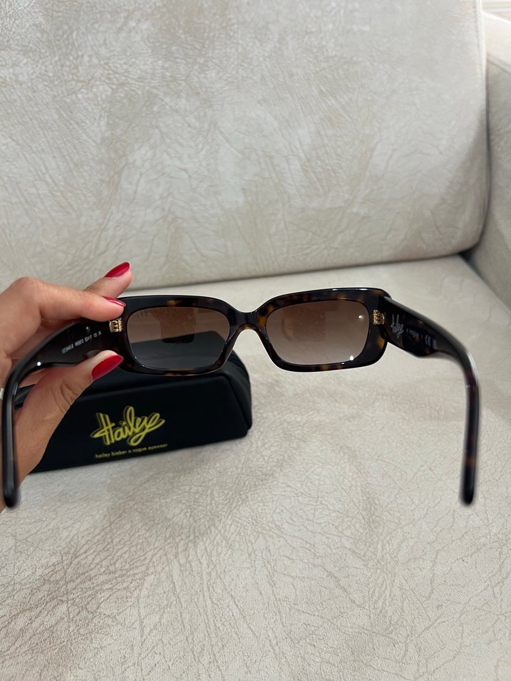 Vogue Hailey - Kahverengi Retro Kadın Güneş Gözlüğü - Görsel 3