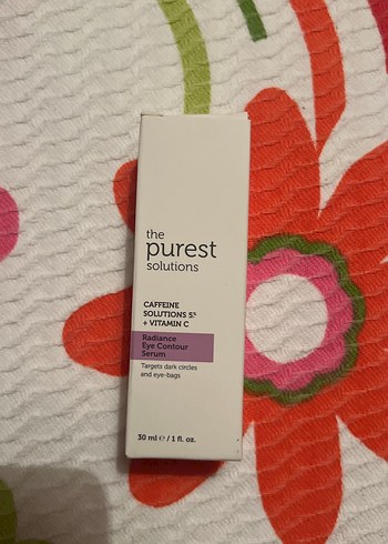 The Purest Solutions Kafein + C Vitamini Göz Serumu