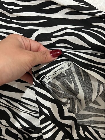 Diğer Zebra desen uzun etek