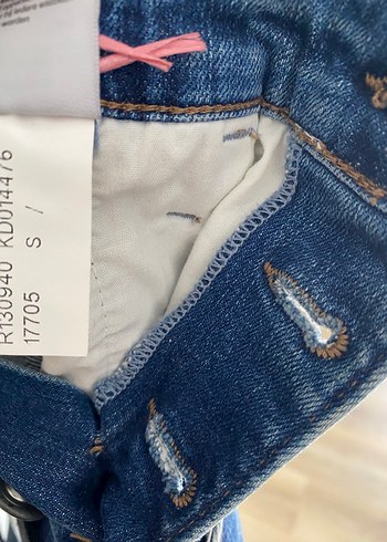 Kadın Mavi Denim Askılı Bol Kesim Şort Tulum - Görsel 6