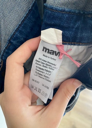 Kadın Mavi Denim Askılı Bol Kesim Şort Tulum - Görsel 5