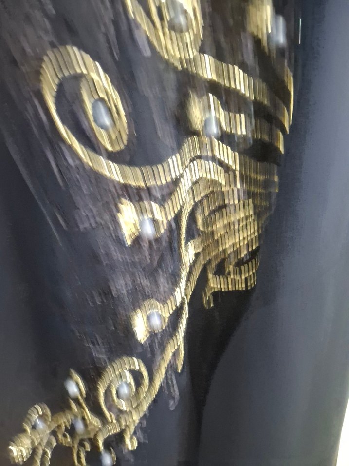 Nakışlı Mavi  Uzun Kollu Tunik - Görsel 2