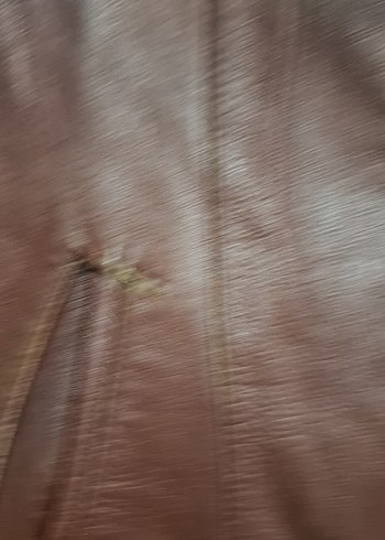 Bordo Deri Kadın Ceket, Düğmeli, Günlük - Görsel 8