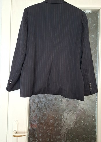 Siyah Kadın Ofis Takımı, Regular Fit, Düğmeli - Görsel 5