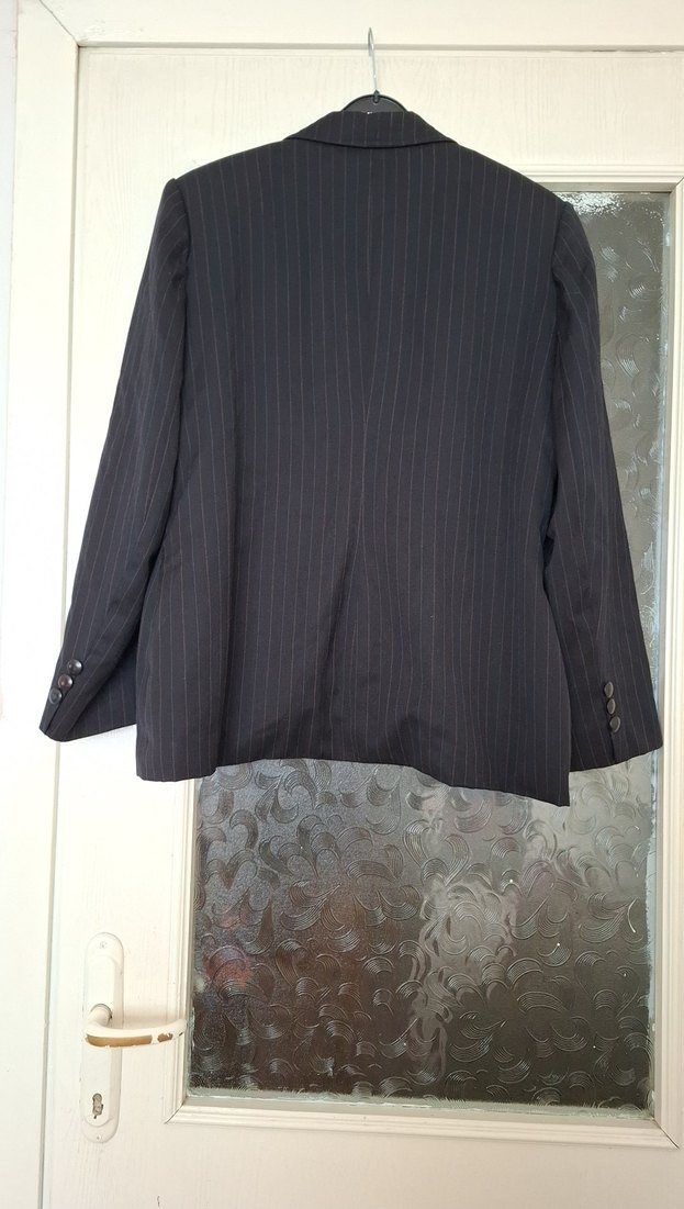 Siyah Kadın Ofis Takımı, Regular Fit, Düğmeli - Görsel 5