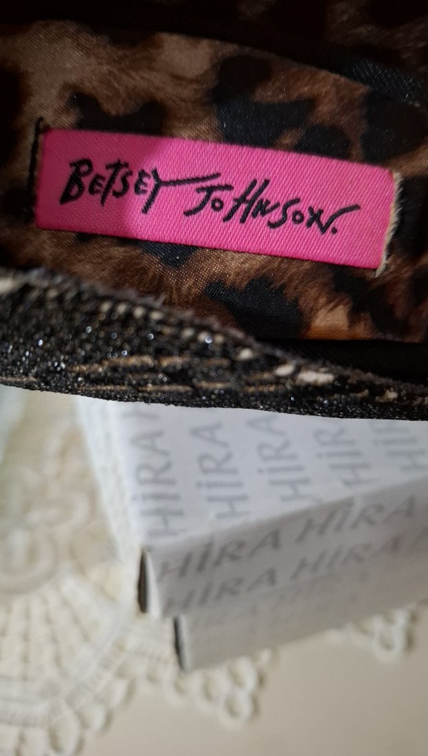 Dantel leopar desenli topuklu abiye bayan ayakkabı. - Görsel 5