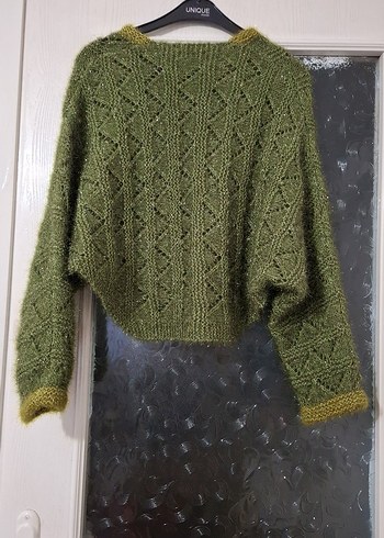 Kadın Hırka Örgü Bohem Rahat Model - Görsel 3