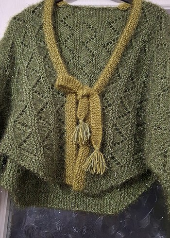 Kadın Hırka Örgü Bohem Rahat Model - Görsel 2