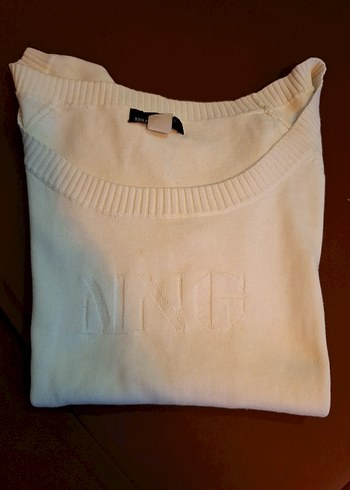 Beyaz Kadın Triko Kazak - Görsel 5