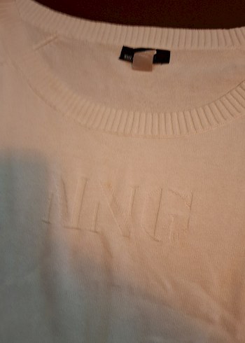 Beyaz Kadın Triko Kazak - Görsel 3