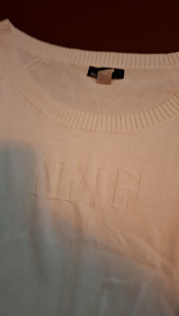 Beyaz Kadın Triko Kazak - Görsel 3