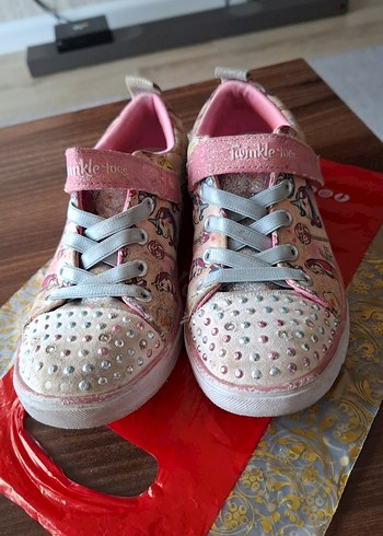 Renkli Baskılı Kız Çocuk Spor Ayakkabı - Görsel 2