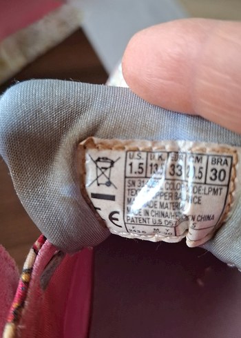 Renkli Baskılı Kız Çocuk Spor Ayakkabı - Görsel 4