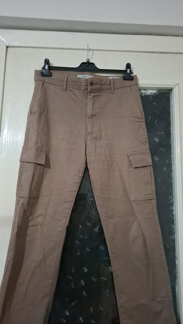 Erkek Kahverengi Normal Boy Rahat Kesim Pantolon - Görsel 2