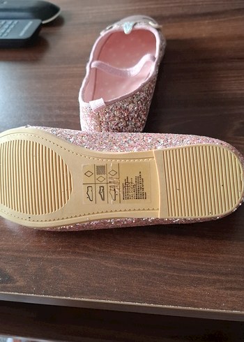 Kız Çocuk Pembe Nakışlı Tokalı Babet - Görsel 4