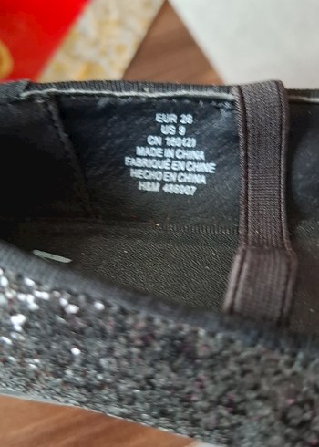 Kız Çocuk Gri Parlak Fiyonk Detaylı Babet - Görsel 5