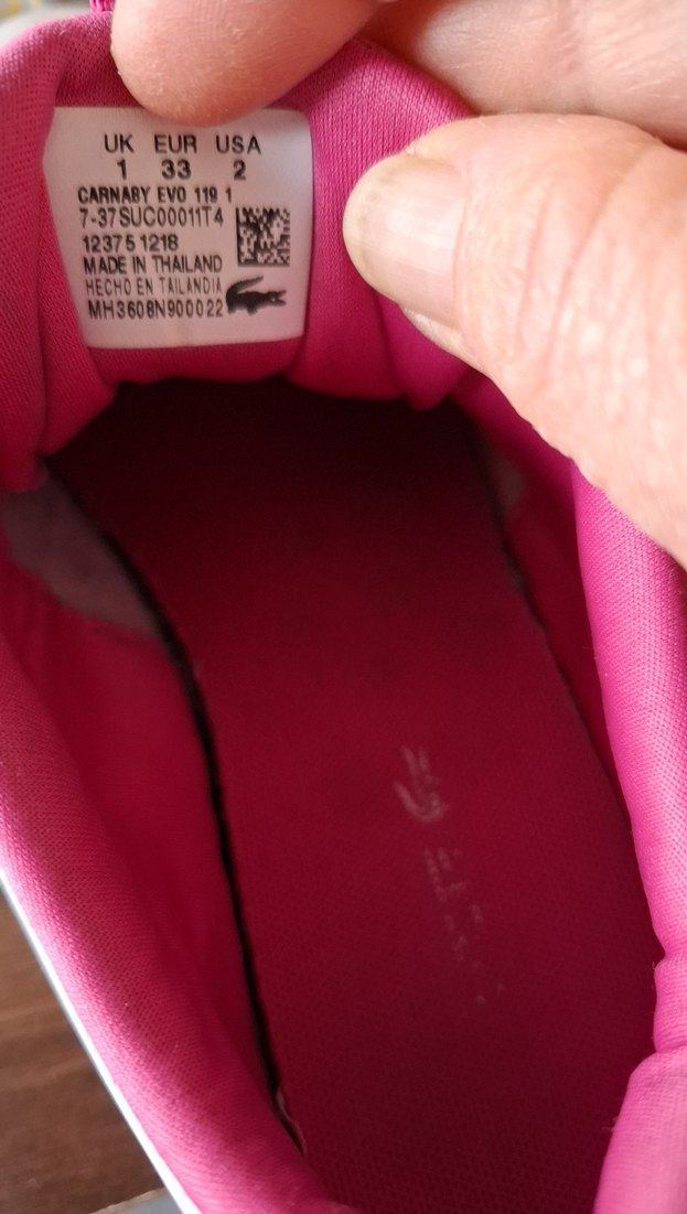 Pembe Baskılı Bağcıklı Kız çocuk spor ayakkabı - Görsel 5