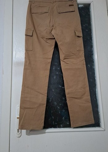 Kahverengi Kemerli Kadın Pantolon - Görsel 3