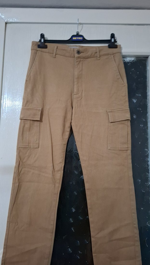 Kahverengi Kemerli Kadın Pantolon - Görsel 2