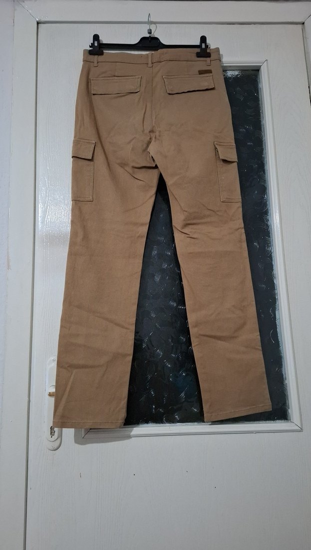 Kahverengi Kemerli Kadın Pantolon - Görsel 3