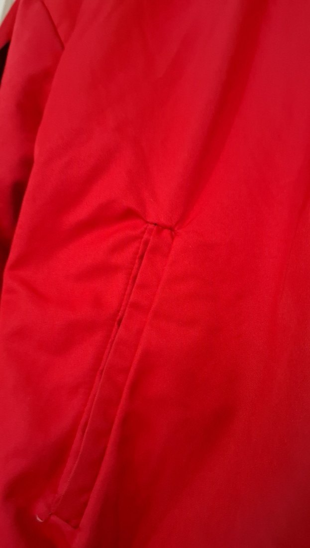 Kadın Kırmızı Kapüşonlu Mini Fermuarlı Ceket - Görsel 2