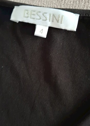 Uzun Kollu Drapeli Desenli Mavi Elbise - Görsel 6