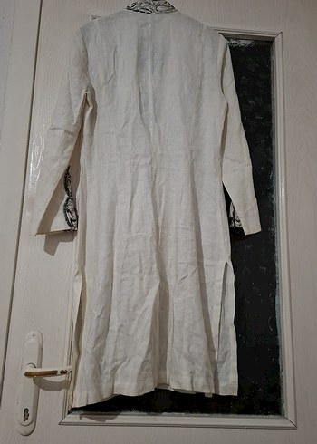 Uzun Kollu Nakışlı Bohem Kadın Tunik - Görsel 3