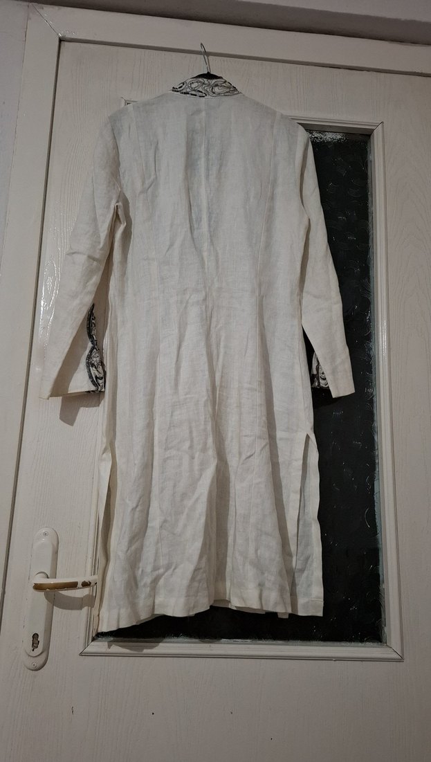 Uzun Kollu Nakışlı Bohem Kadın Tunik - Görsel 3