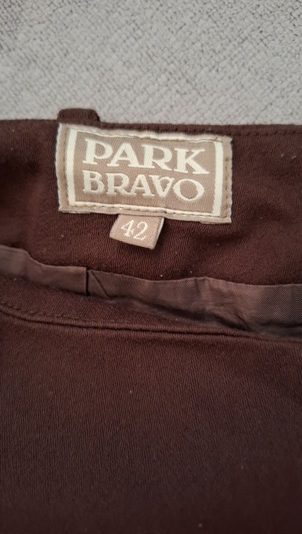 Kahverengi Midi Kadın Etek - Görsel 5