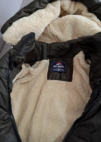 Erkek Çocuk Kahverengi Fermuarlı Mont - Görsel 4