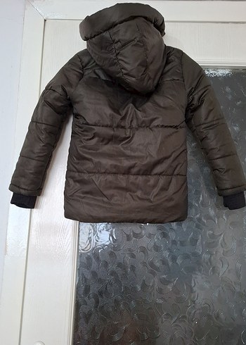 Erkek Çocuk Kahverengi Fermuarlı Mont - Görsel 2